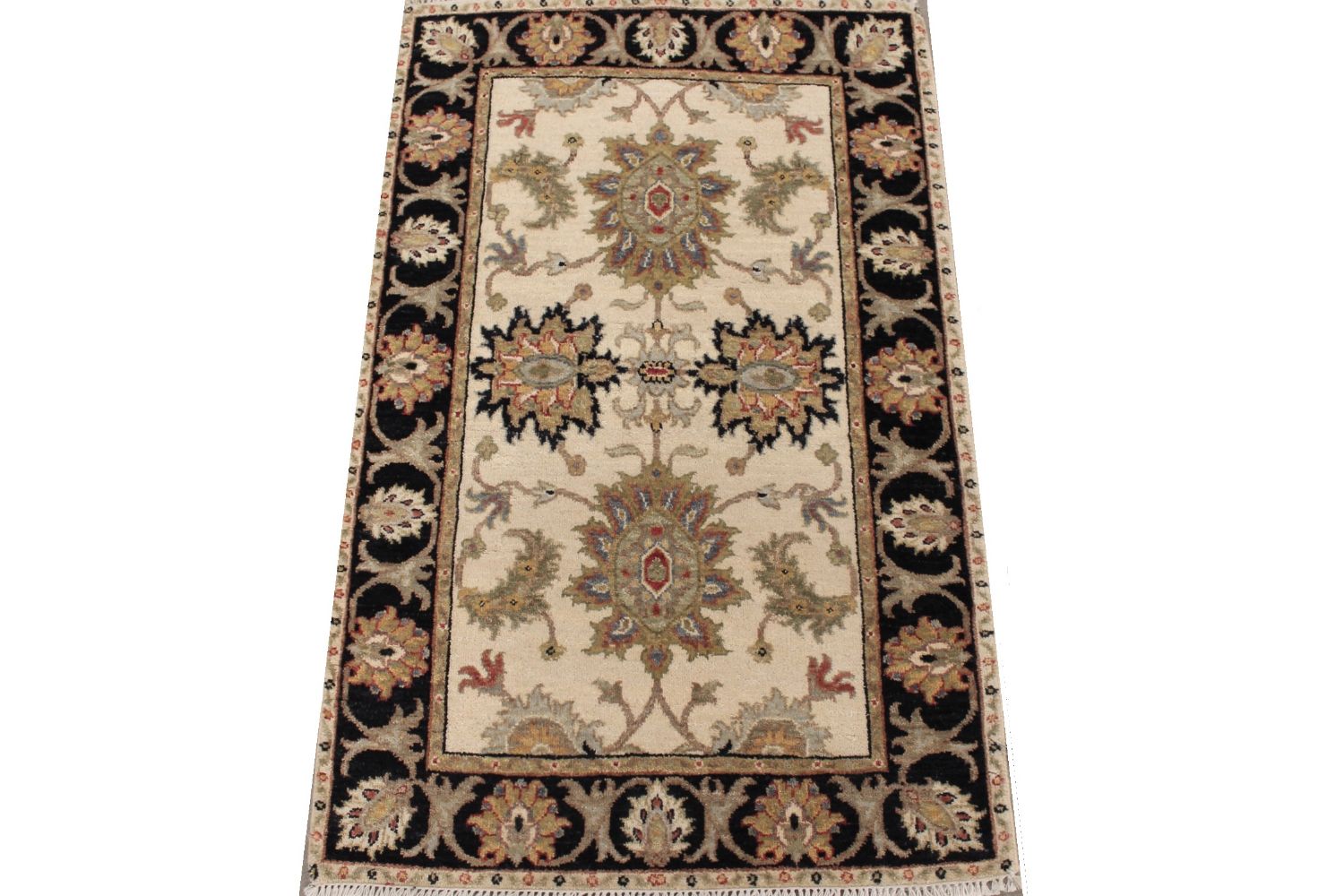 2X4 Traditional Hand Knotted Wool Area Rug - MR030593