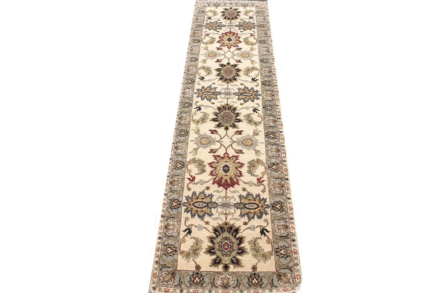 10 ft. Runner Traditional Hand Knotted Wool Area Rug - MR030596