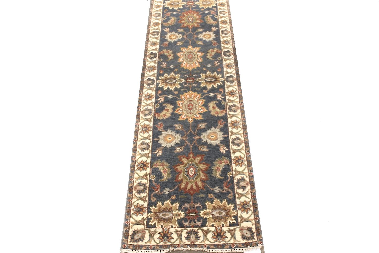 8 ft. Runner Traditional Hand Knotted Wool Area Rug - MR030602