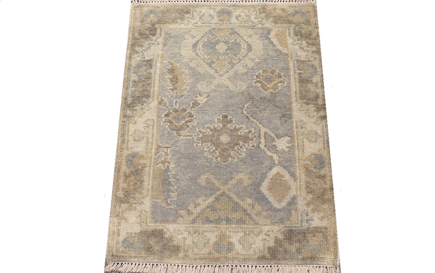 2X3 Oushak Hand Knotted Wool Area Rug - MR030620