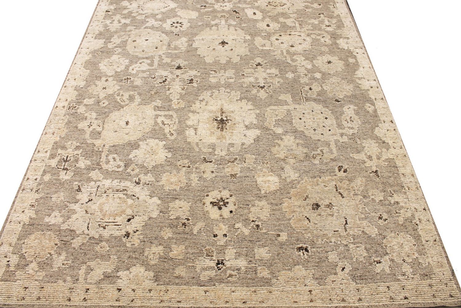 10x14 Oushak Hand Knotted Wool Area Rug - MR030626