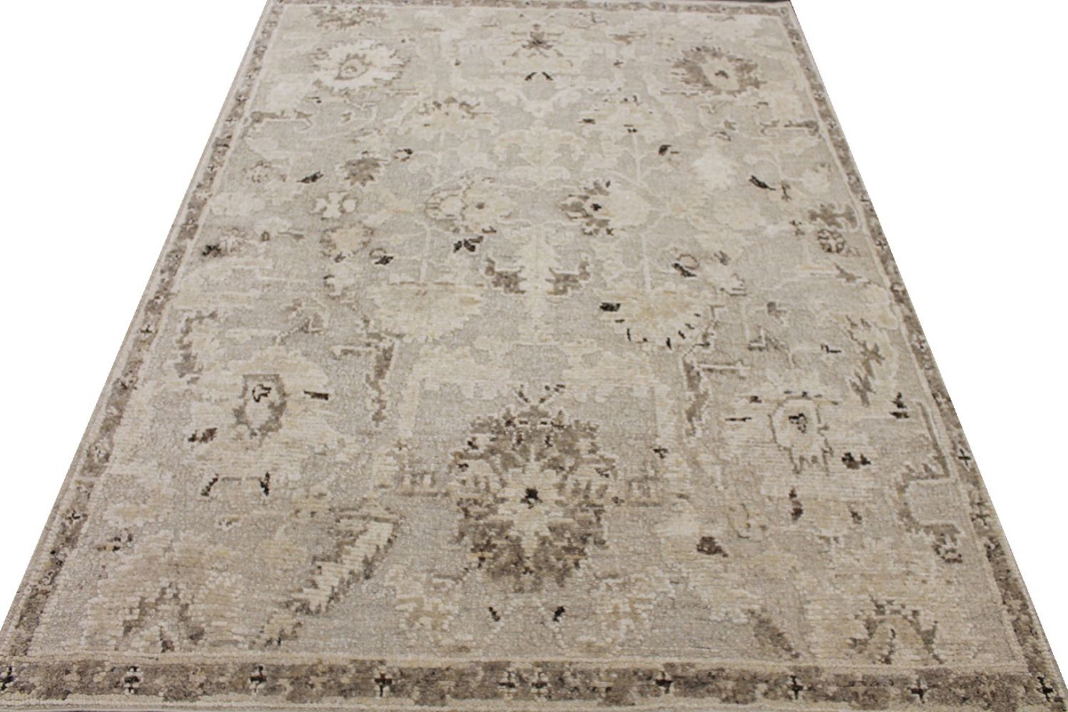 9x12 Oushak Hand Knotted Wool Area Rug - MR030627