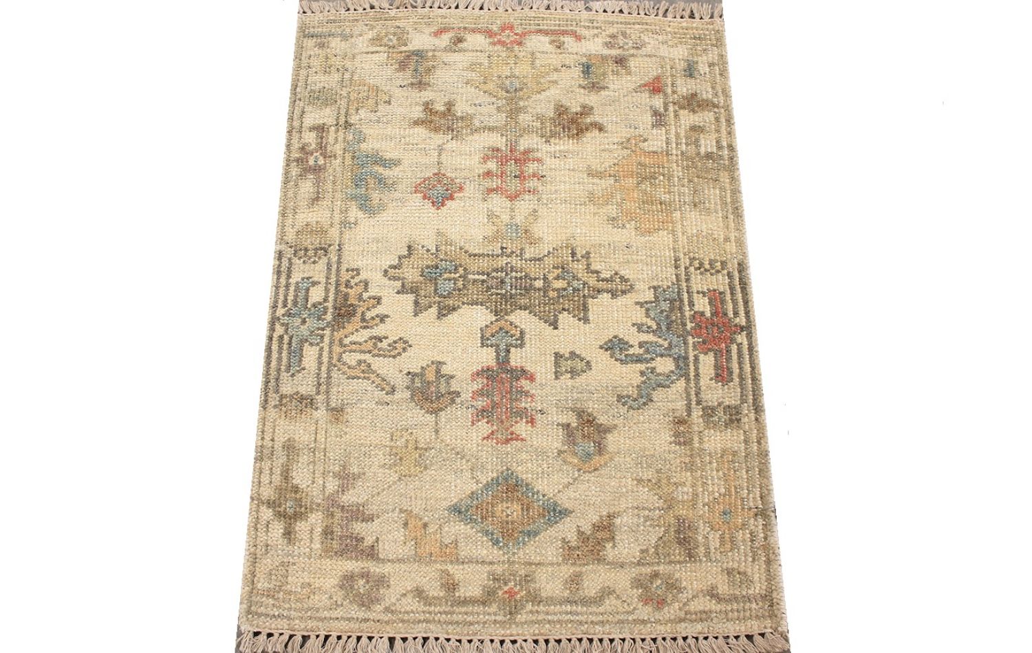 2X3 Aryana & Antique Revivals Hand Knotted Wool Area Rug - MR030635