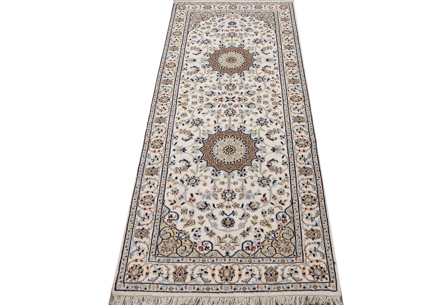 6 ft. Runner Traditional Hand Knotted Wool Area Rug - MR030640