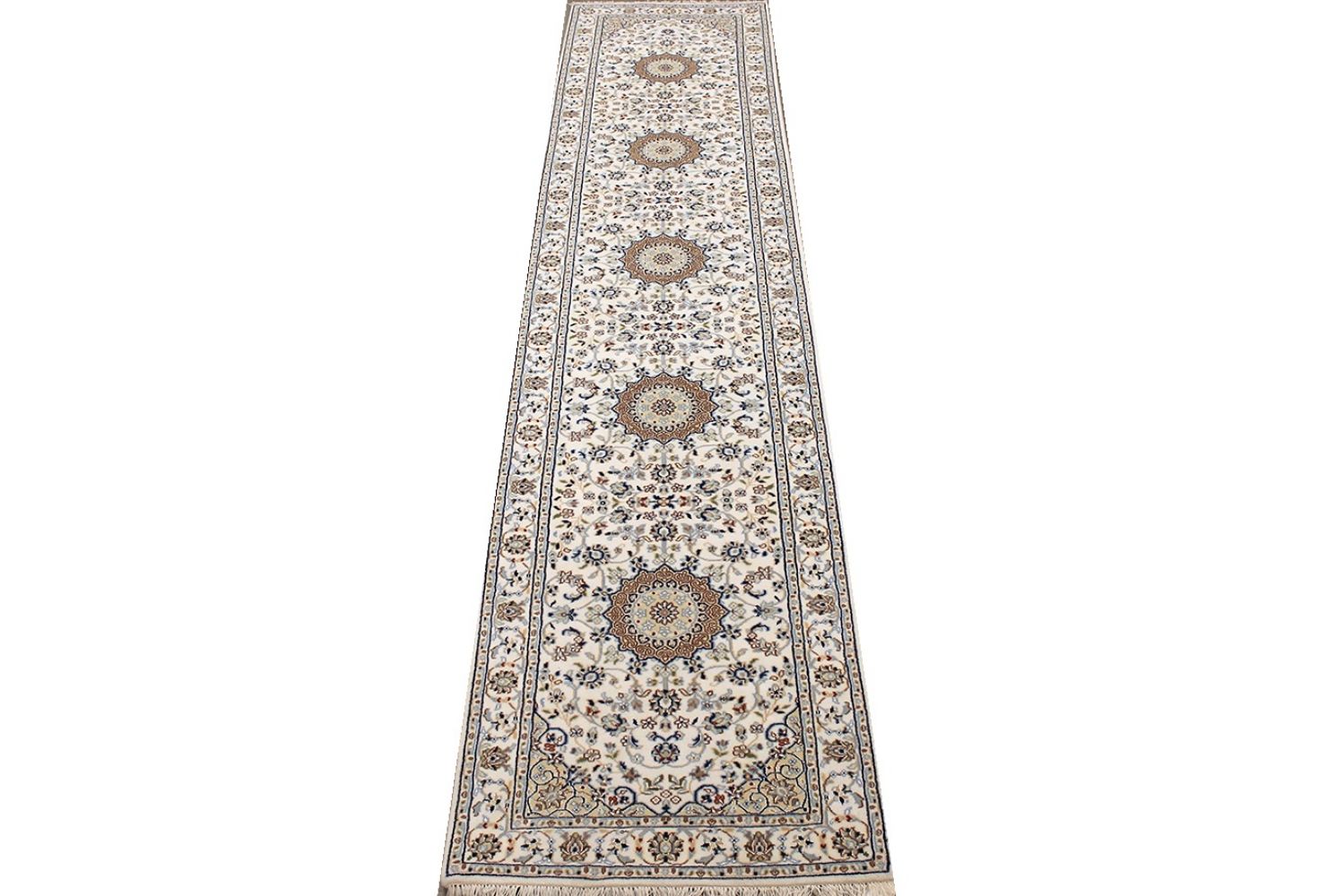12 ft. Runner Traditional Hand Knotted Wool Area Rug - MR030641