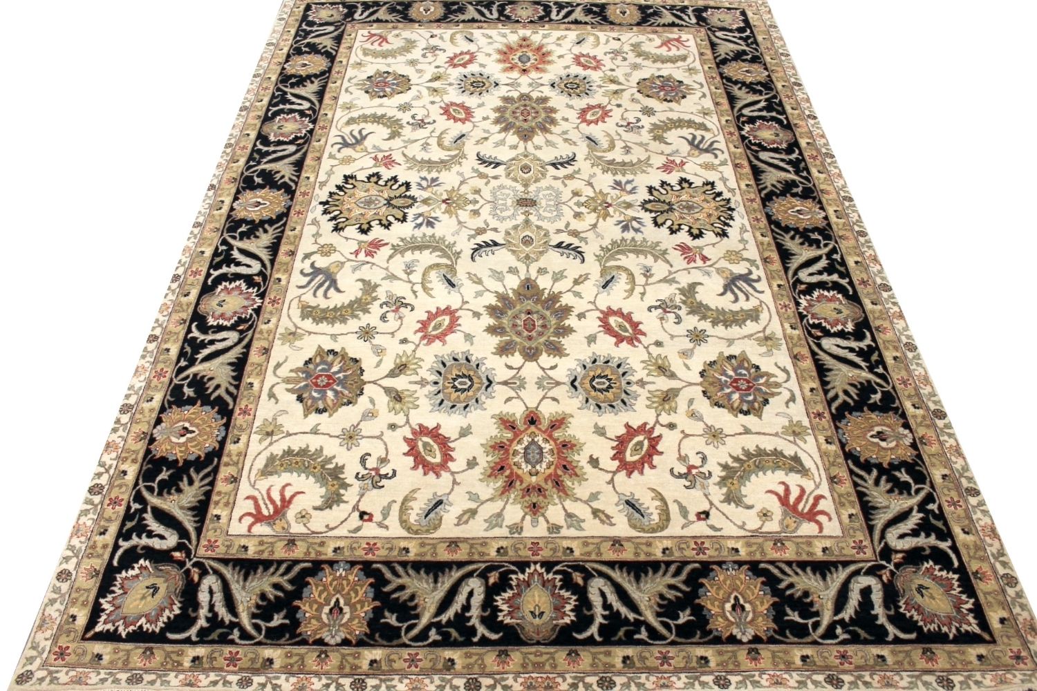 10x14 Traditional Hand Knotted Wool Area Rug - MR030673