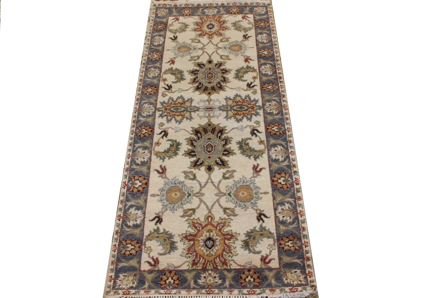 6 ft. Runner Traditional Hand Knotted Wool Area Rug - MR030685