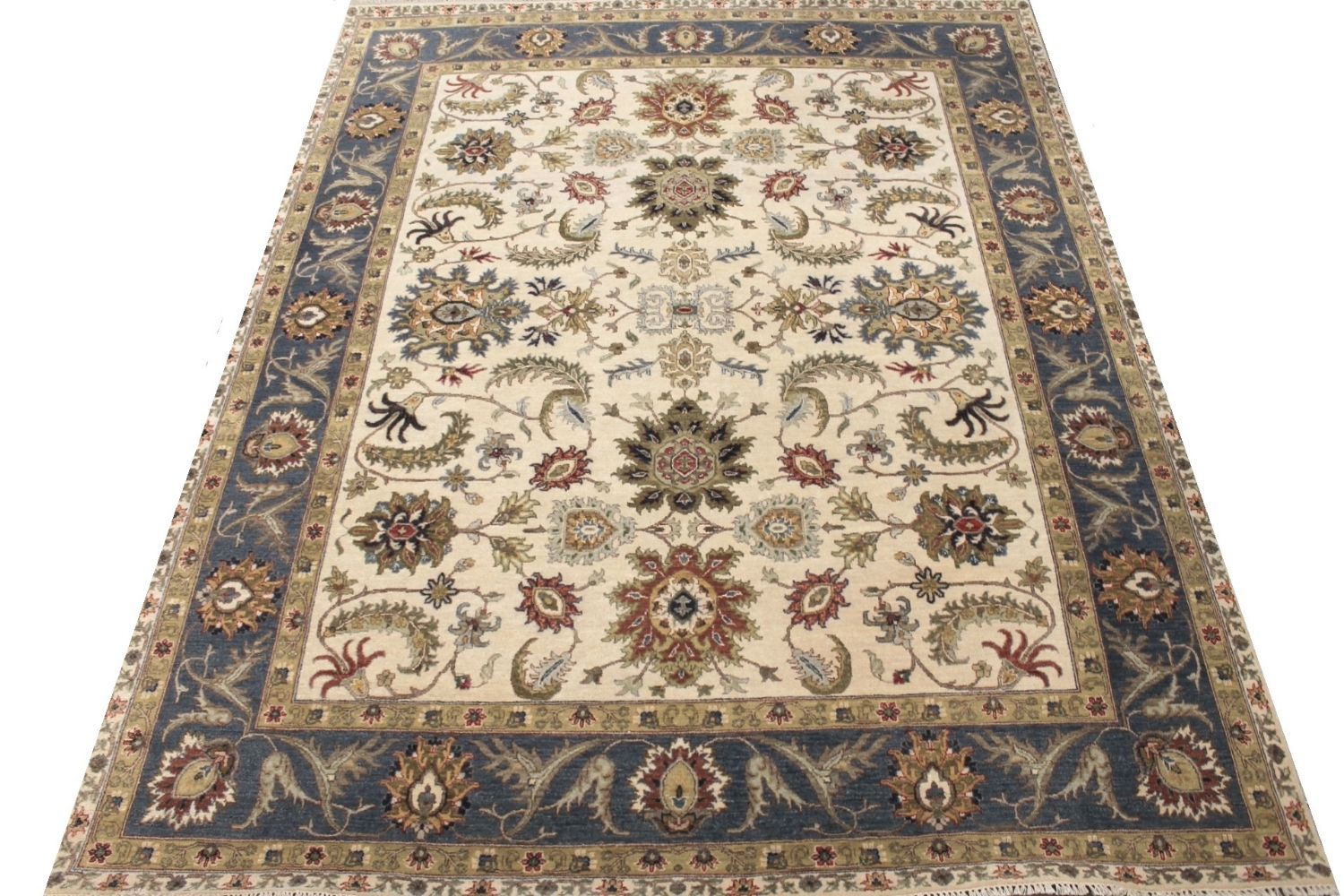 8x10 Traditional Hand Knotted Wool Area Rug - MR030688