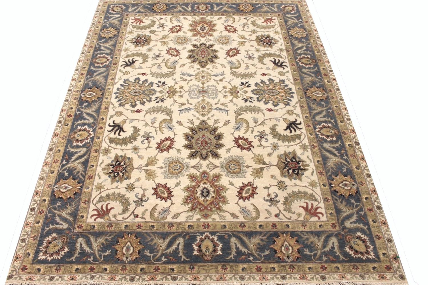 9x12 Traditional Hand Knotted Wool Area Rug - MR030693