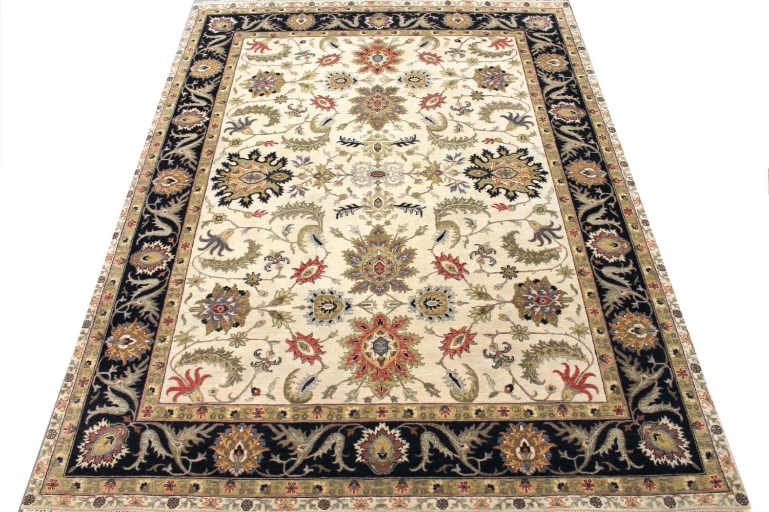 9x12 Traditional Hand Knotted Wool Area Rug - MR030694