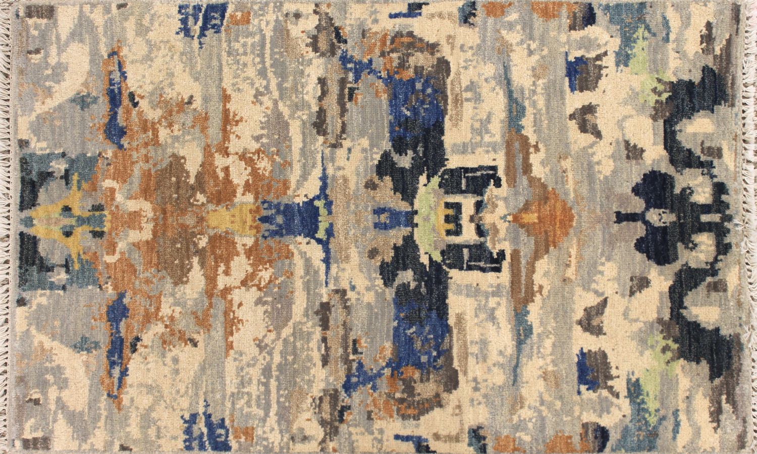 2X3 Traditional Hand Knotted Wool Area Rug - MR030705