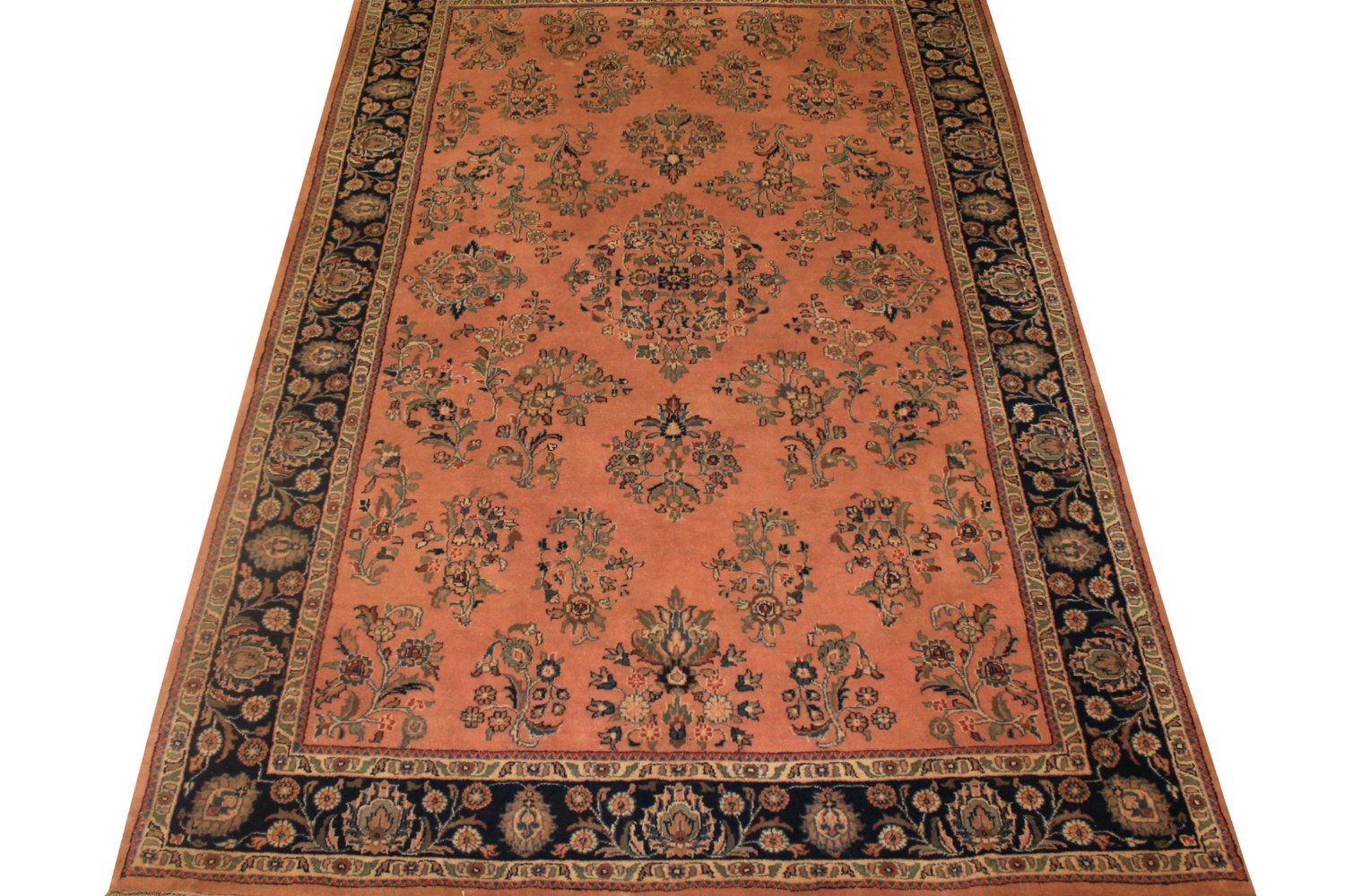 6x9 Traditional Hand Knotted Wool Area Rug - MR0712