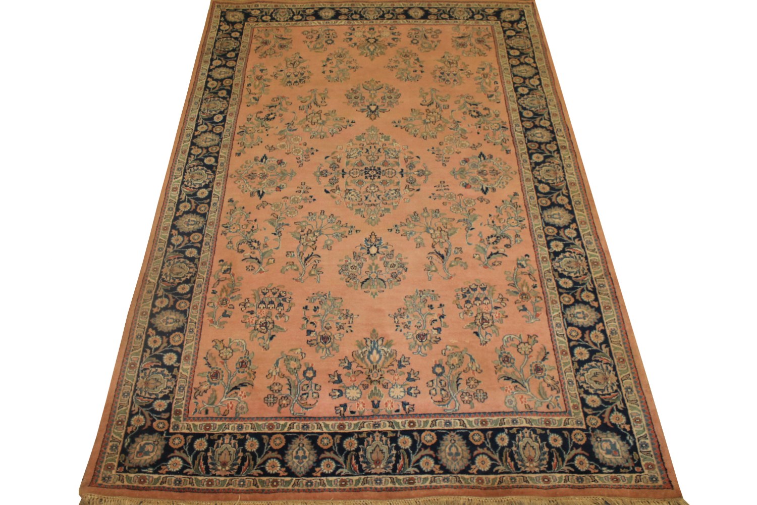 6x9 Traditional Hand Knotted Wool Area Rug - MR0712