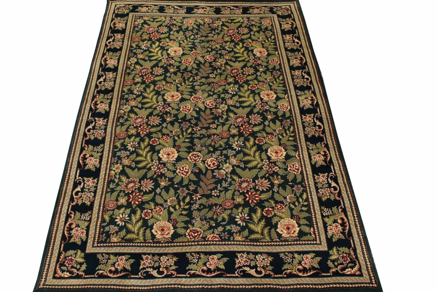 6x9 Traditional Hand Knotted Wool Area Rug - MR0734