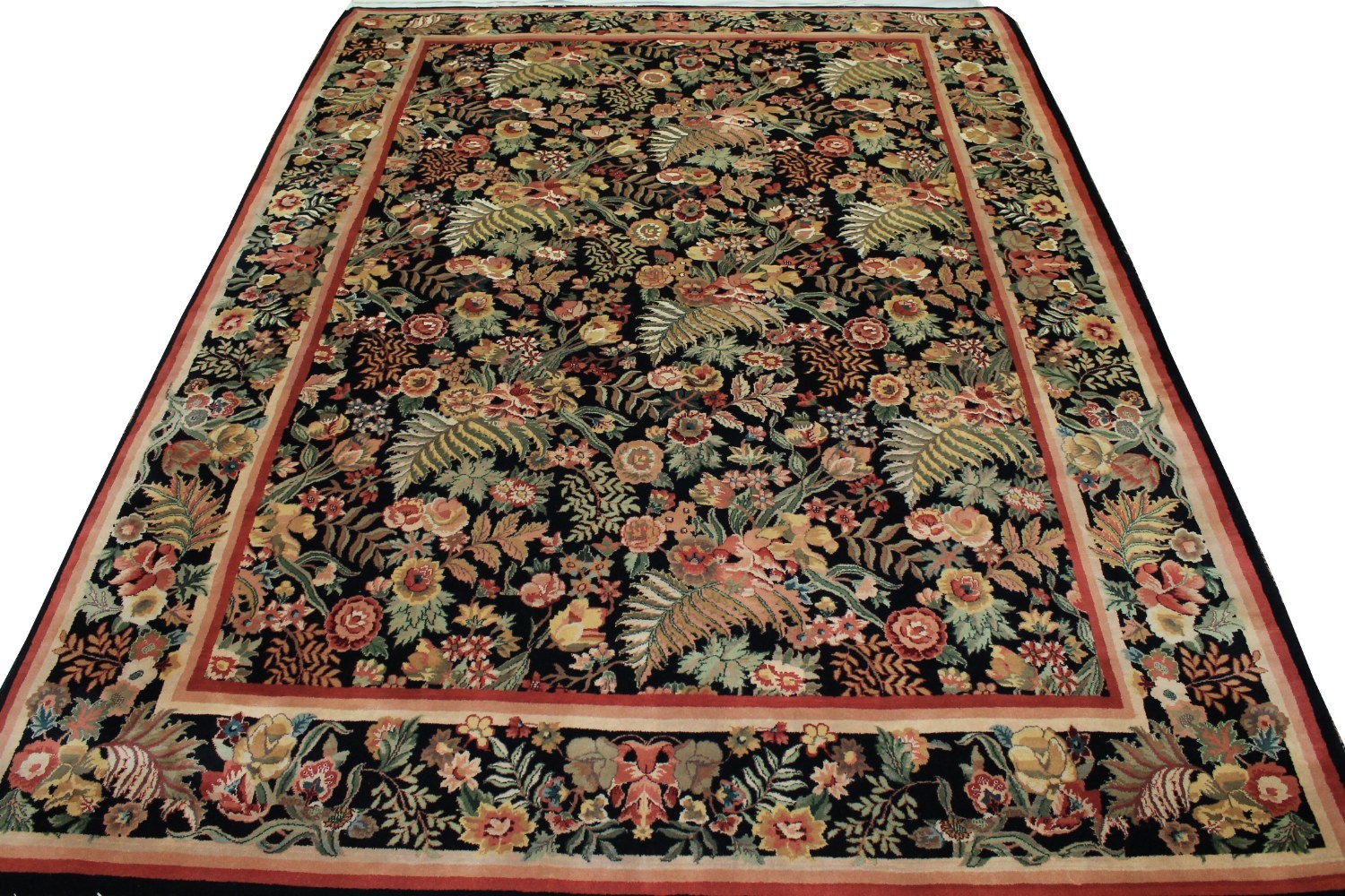 9x12 Traditional Hand Knotted Wool Area Rug - MR0775