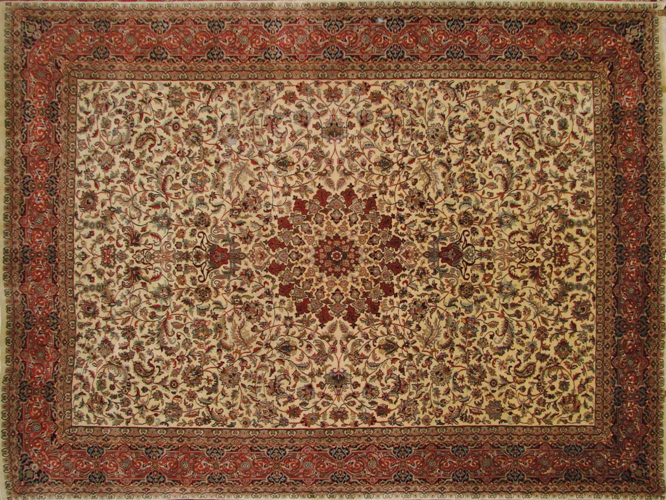8x10 Traditional Hand Knotted Wool Area Rug - MR0985