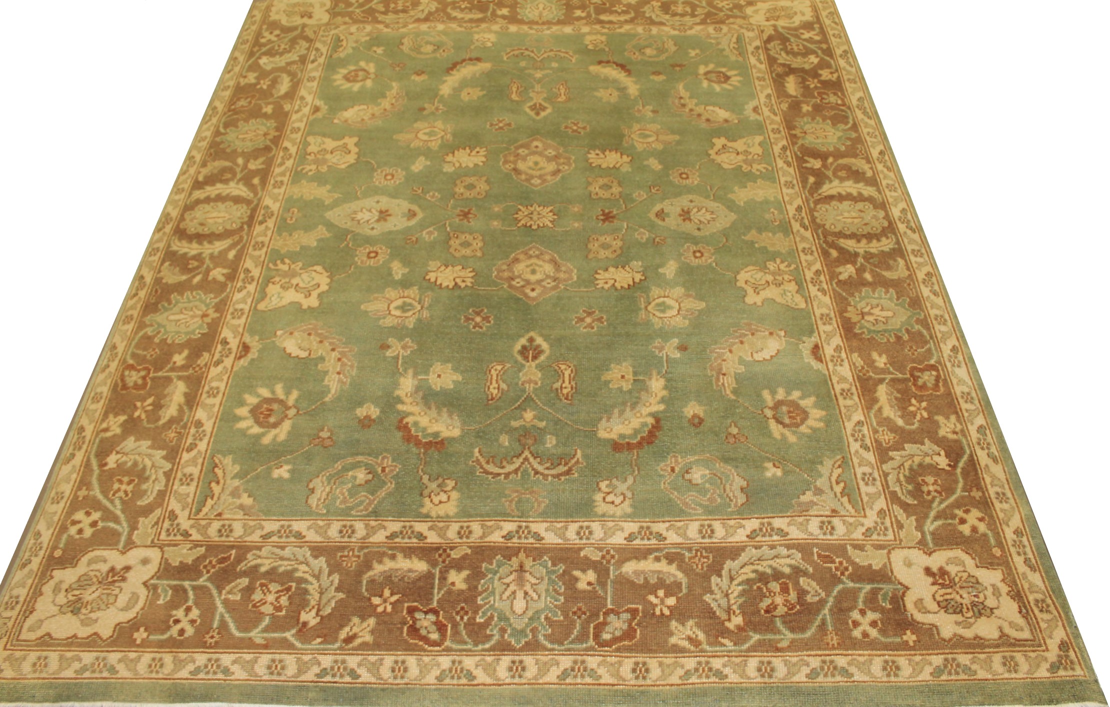 8x10 Oushak Hand Knotted Wool Area Rug - MR10088