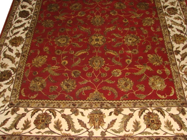9 ft. & Over Round & Square Silk Flower Hand Knotted Wool Area Rug - MR10835
