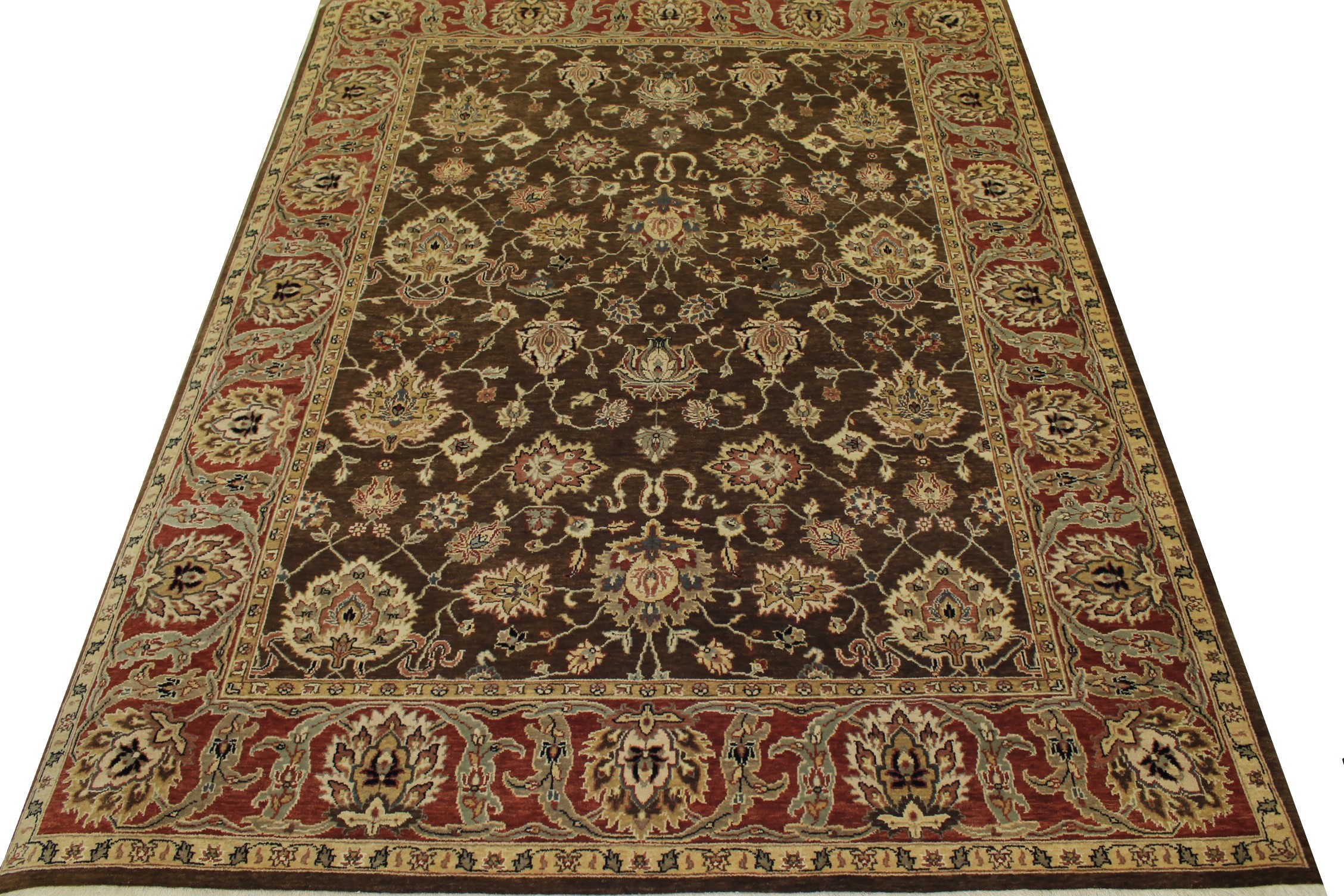 8x10 Traditional Hand Knotted Wool Area Rug - MR10871
