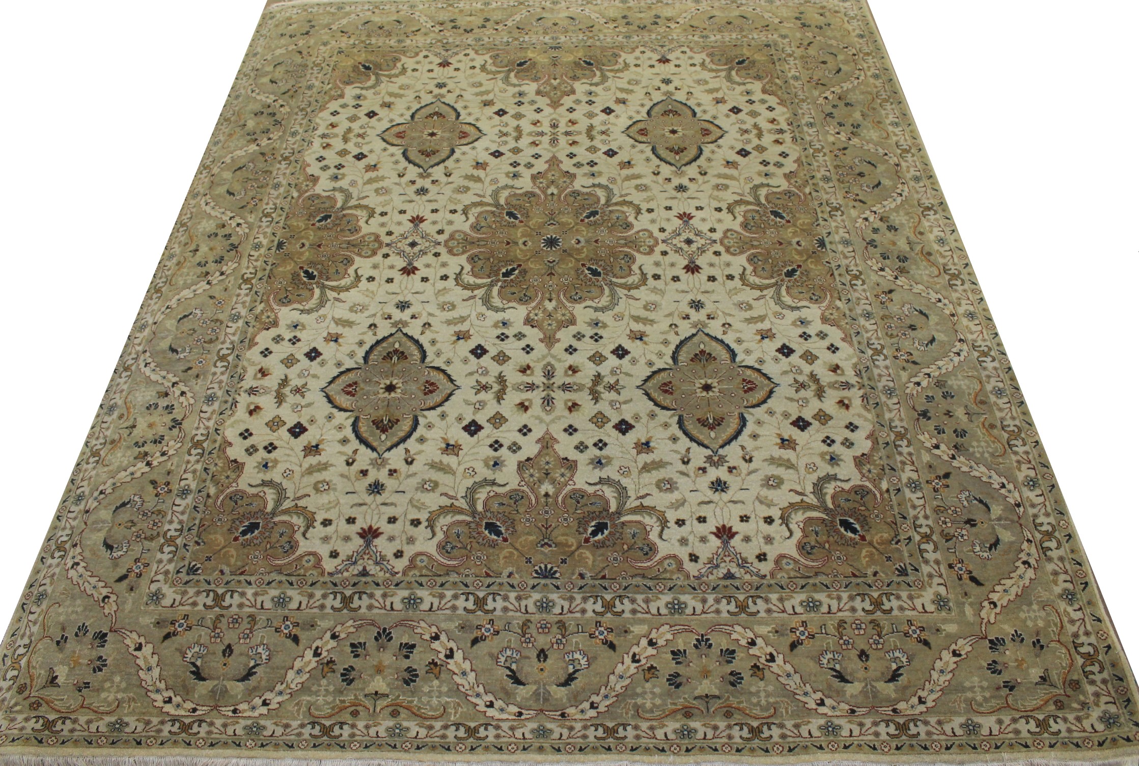 8x10 Traditional Hand Knotted Wool Area Rug - MR11174