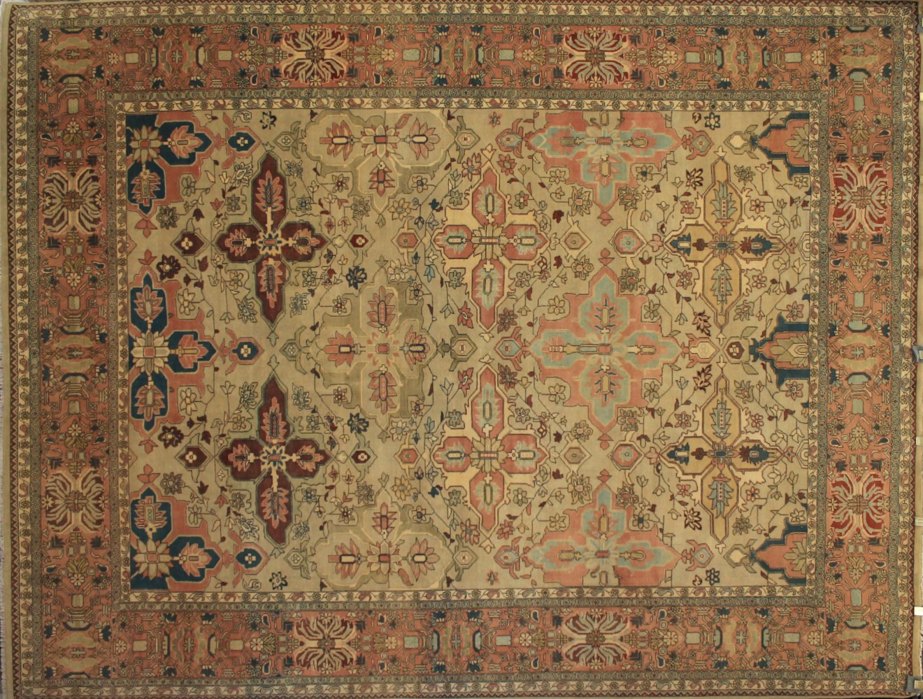 9x12 Antique Revival Hand Knotted Wool Area Rug - MR11538