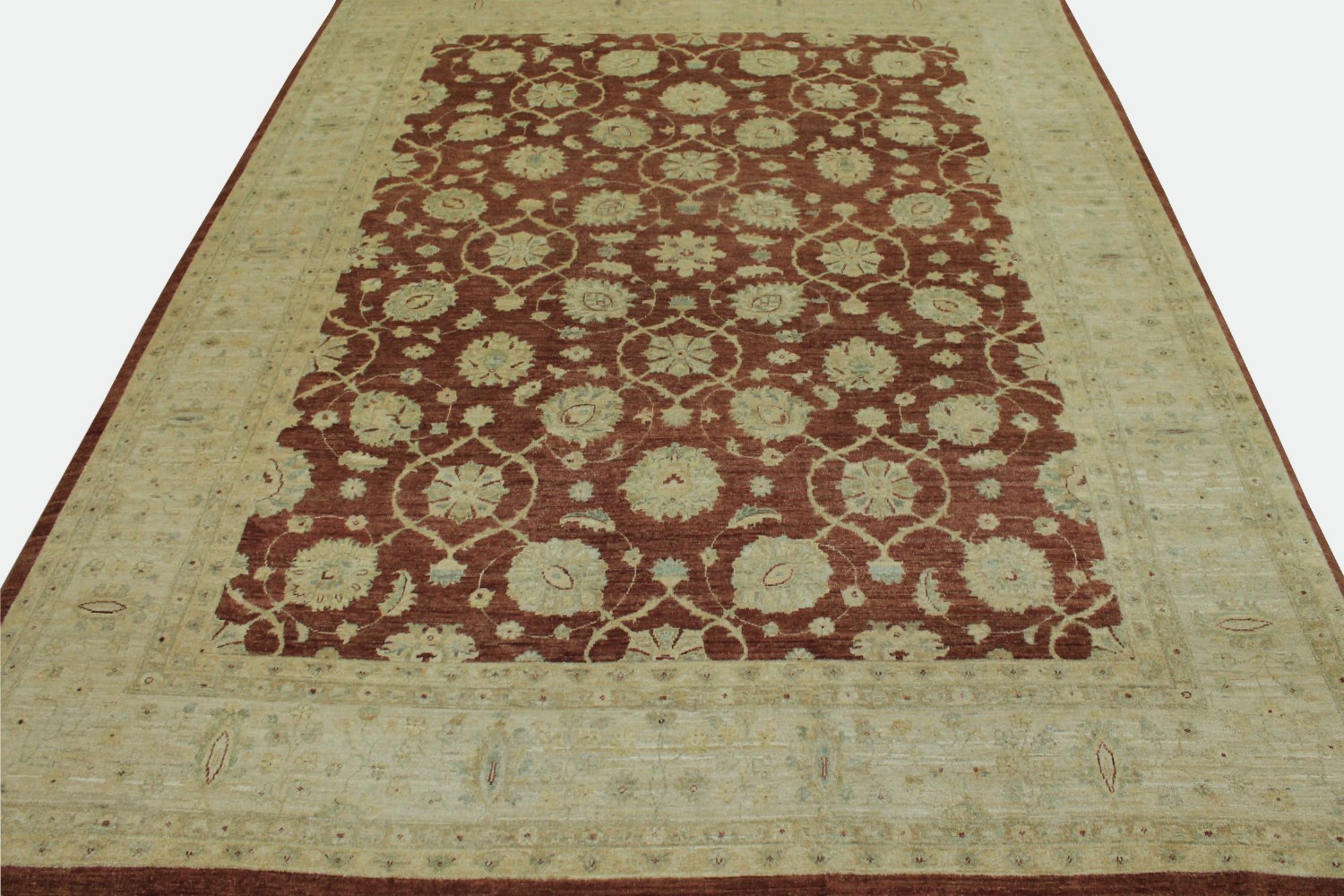 9x12 Peshawar Hand Knotted Wool Area Rug - MR11789