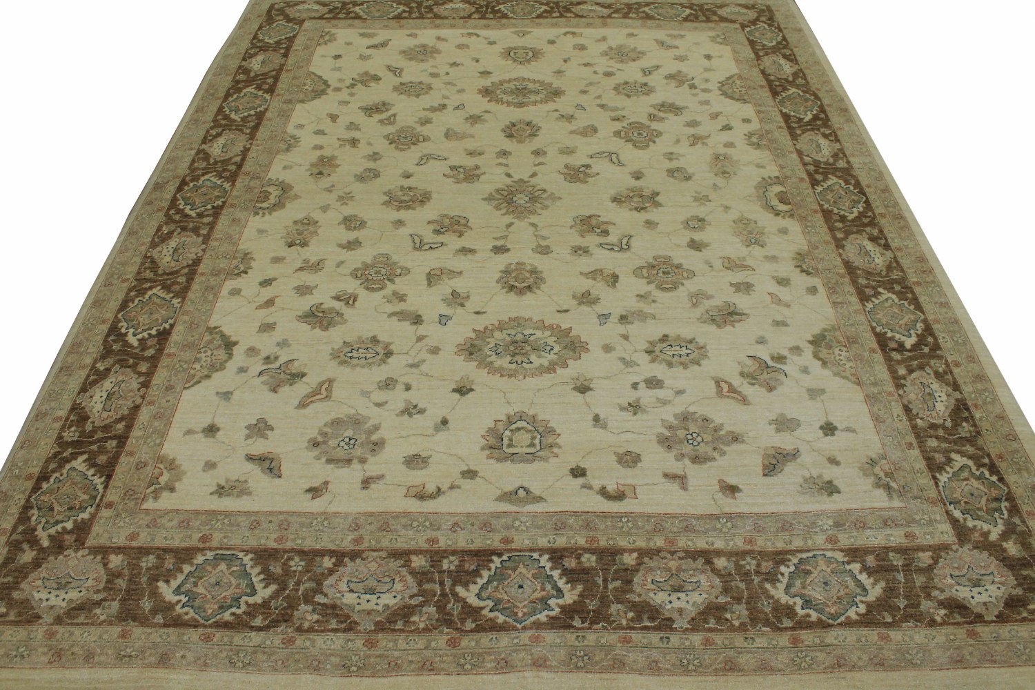 9x12 Peshawar Hand Knotted Wool Area Rug - MR11869