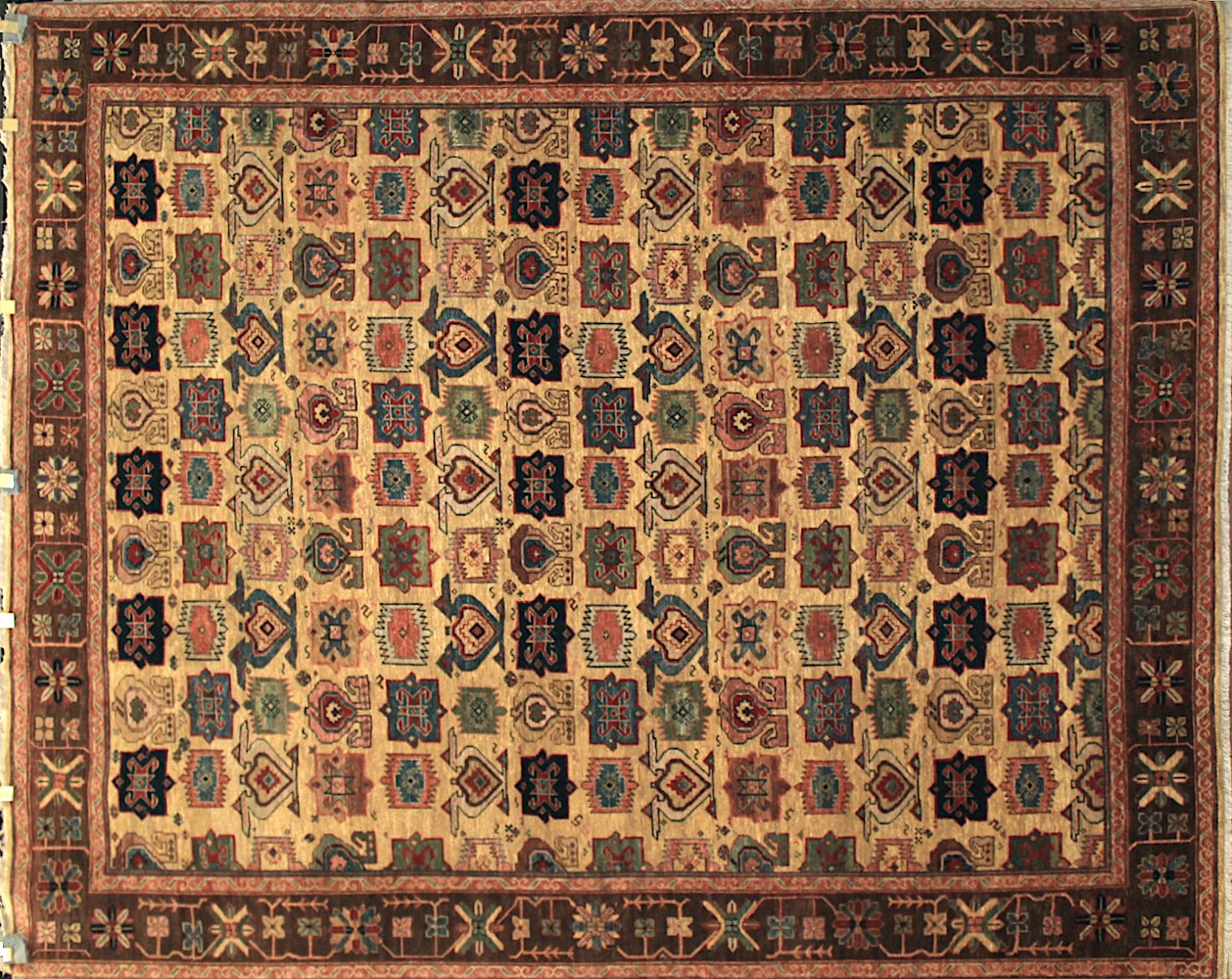 8x10 Traditional Hand Knotted Wool Area Rug - MR12170