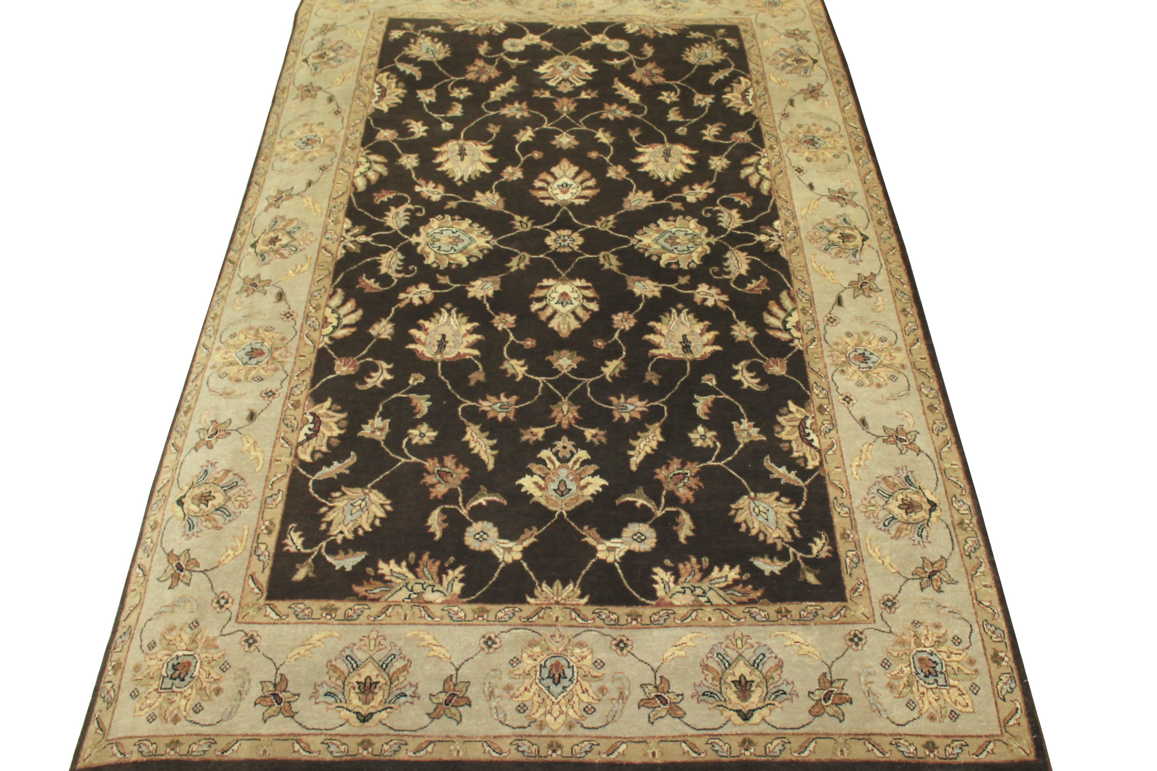 6x9 Traditional Hand Knotted Wool Area Rug - MR12228