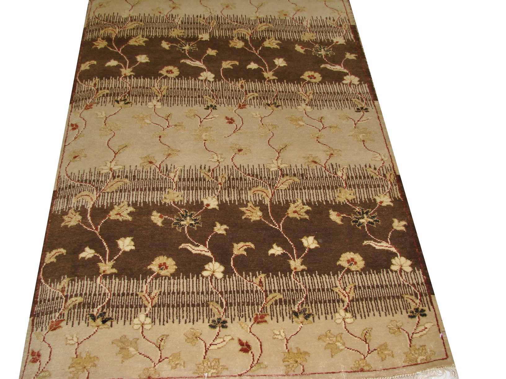 3x5 Traditional Hand Knotted Wool Area Rug - MR12242