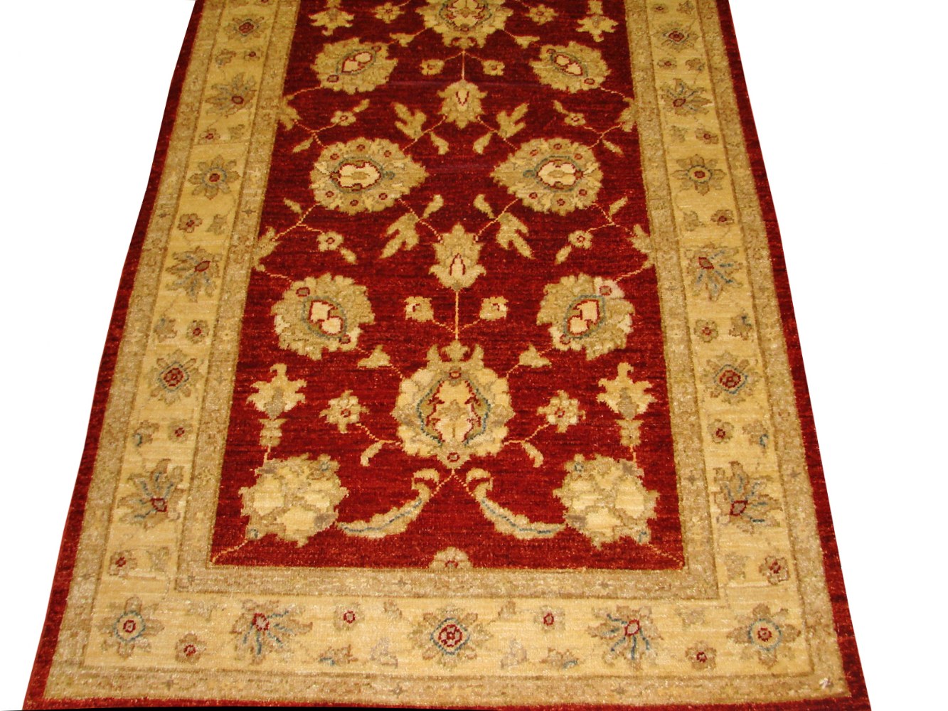 3x5 Peshawar Hand Knotted Wool Area Rug - MR13379