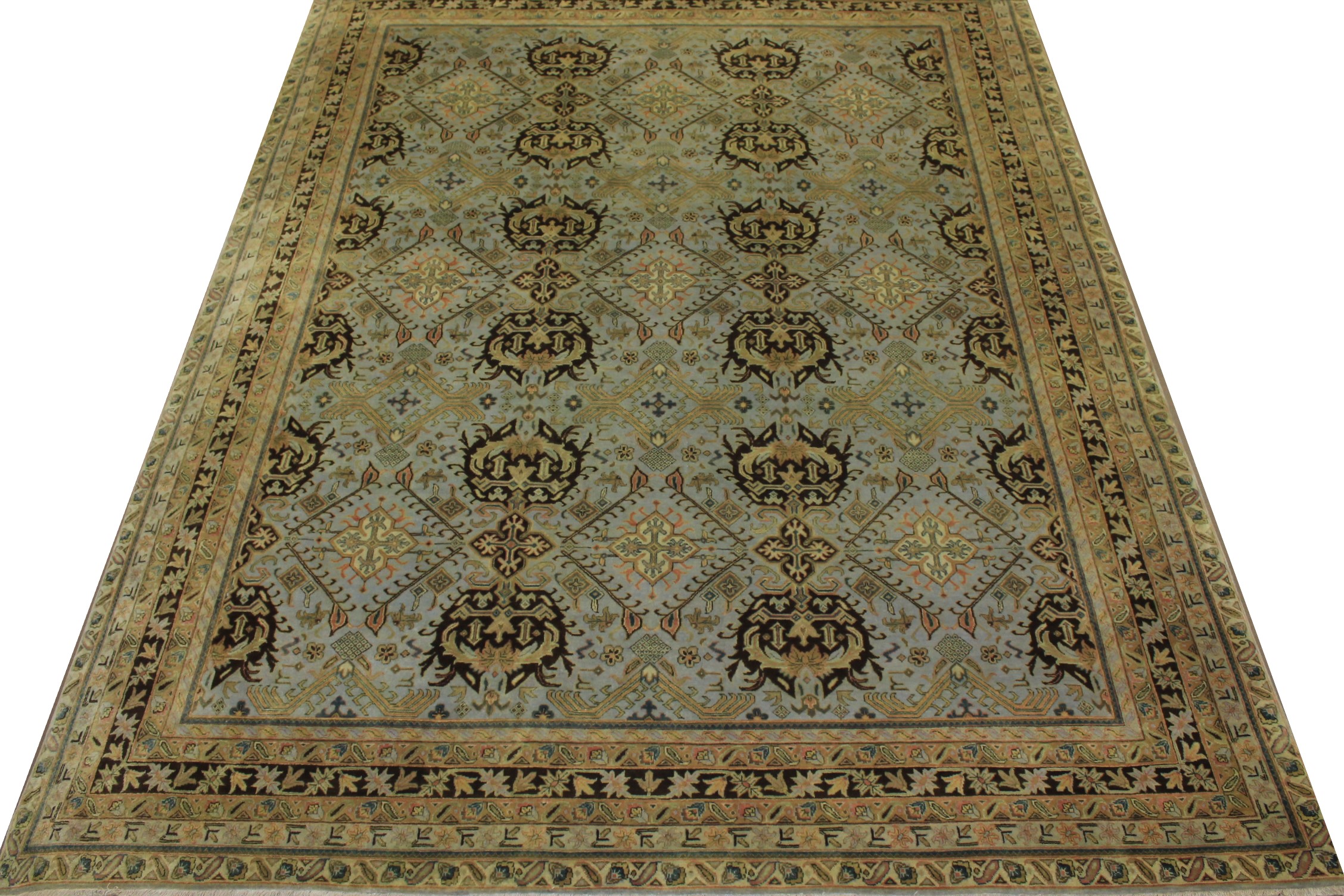 8x10 Antique Revival Hand Knotted Wool Area Rug - MR13418