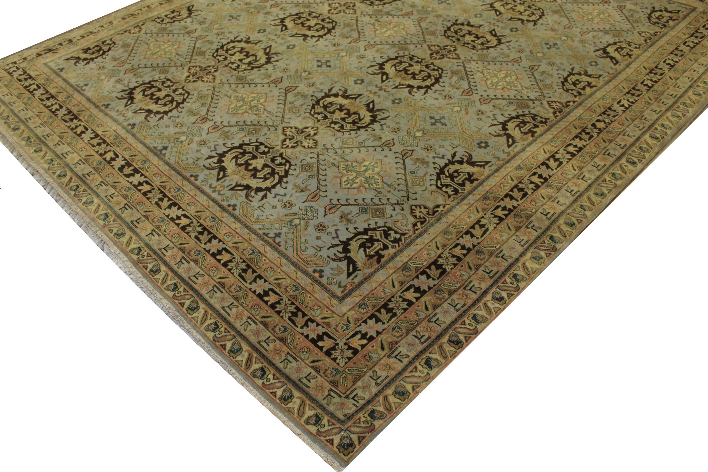 8x10 Antique Revival Hand Knotted Wool Area Rug - MR13418
