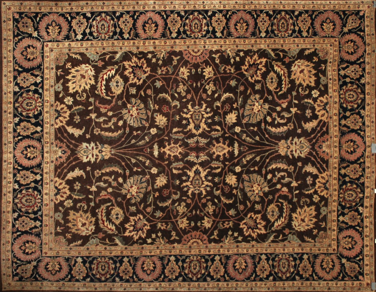 8x10 Traditional Hand Knotted Wool Area Rug - MR13725