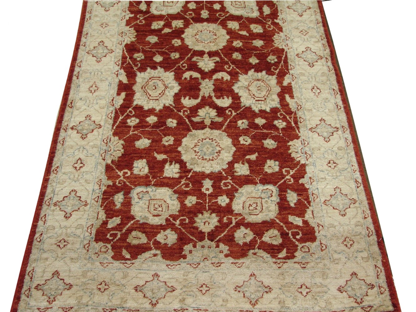 3x5 Peshawar Hand Knotted Wool Area Rug - MR14221