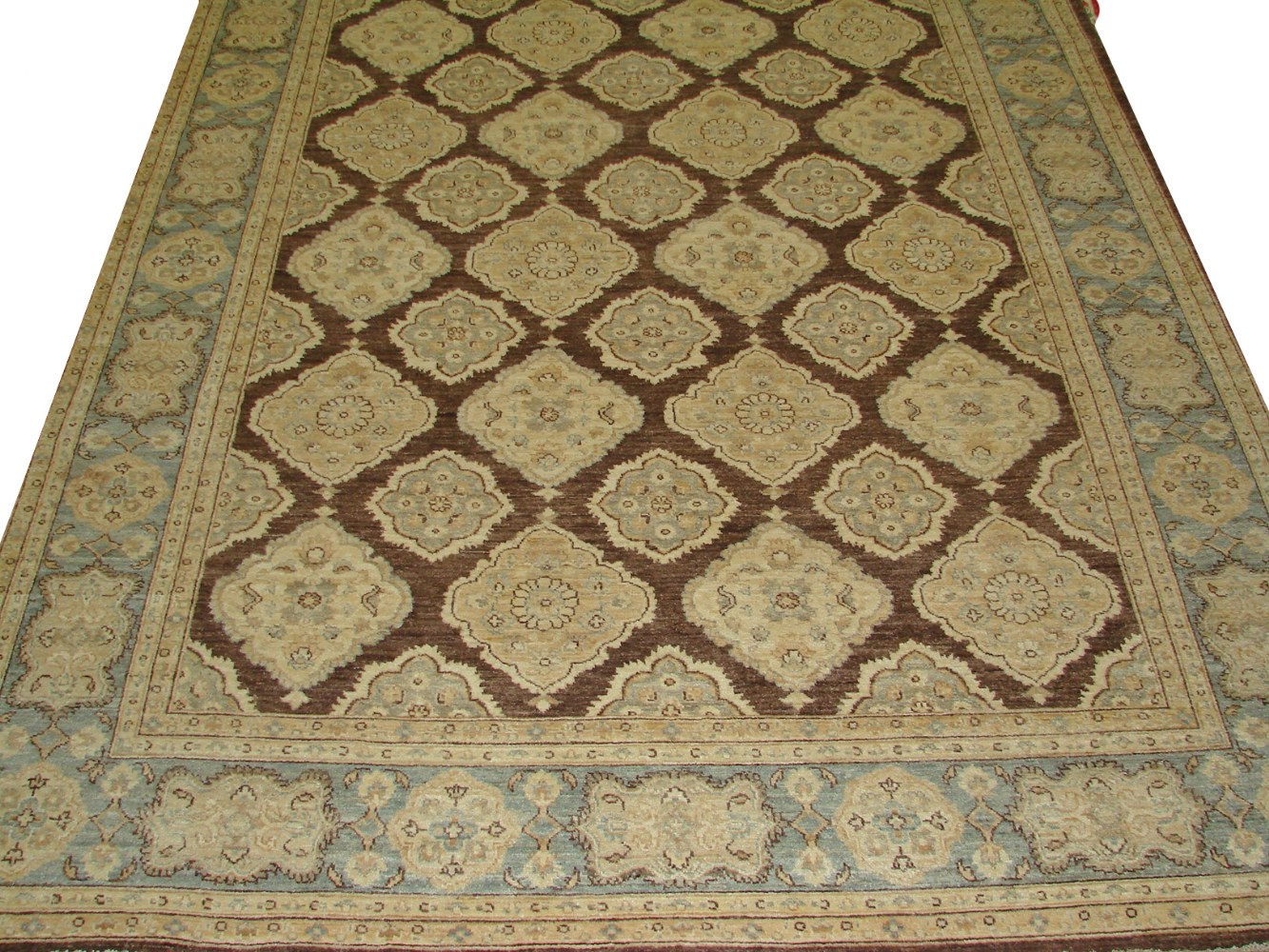 8x10 Peshawar Hand Knotted Wool Area Rug - MR14371