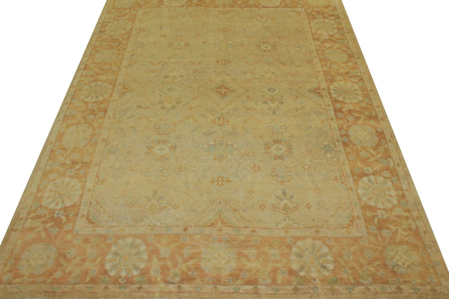 8x10 Oushak Hand Knotted Wool Area Rug - MR14859