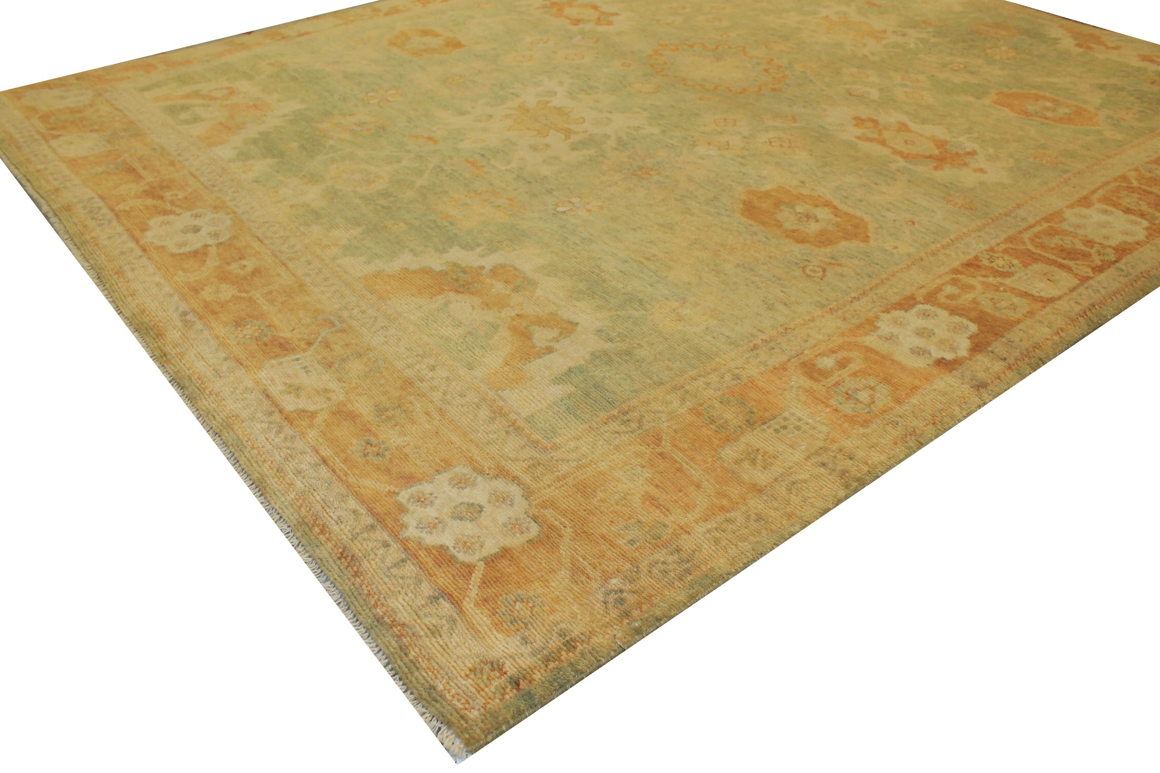8x10 Oushak Hand Knotted Wool Area Rug - MR14861