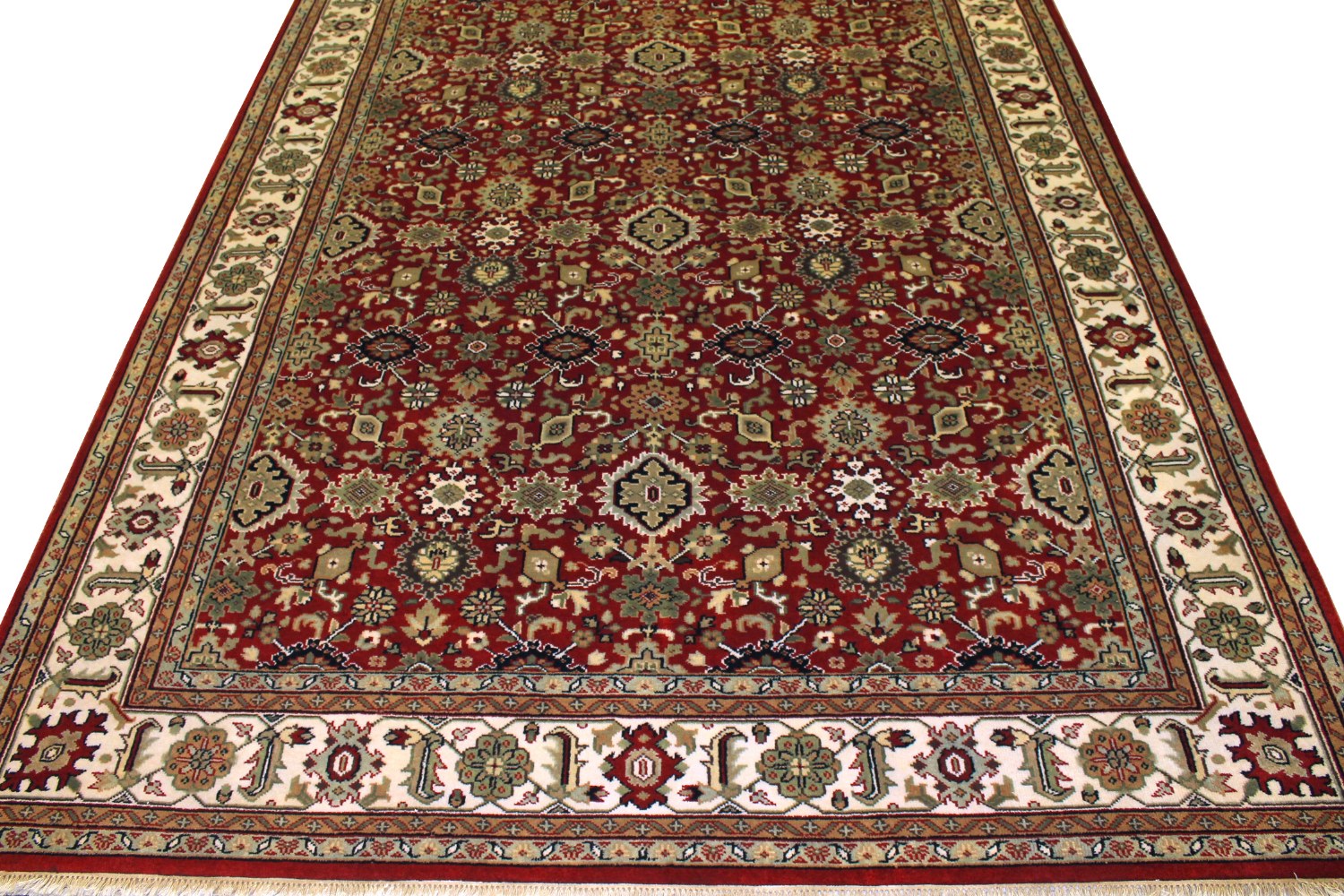 9x12 Traditional Hand Knotted Wool Area Rug - MR15309