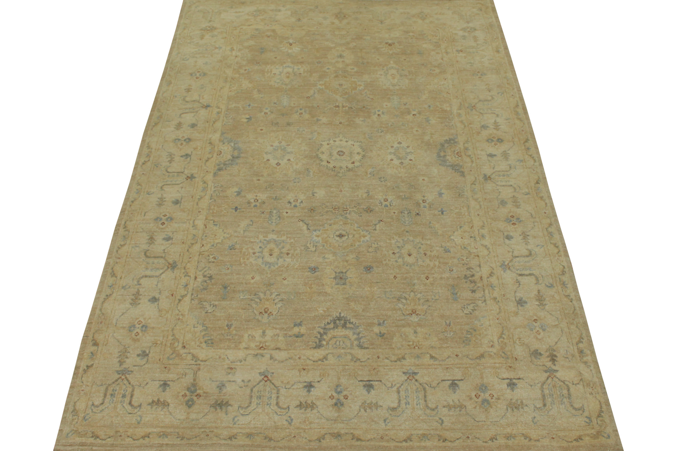 6x9 Peshawar Hand Knotted Wool Area Rug - MR15500