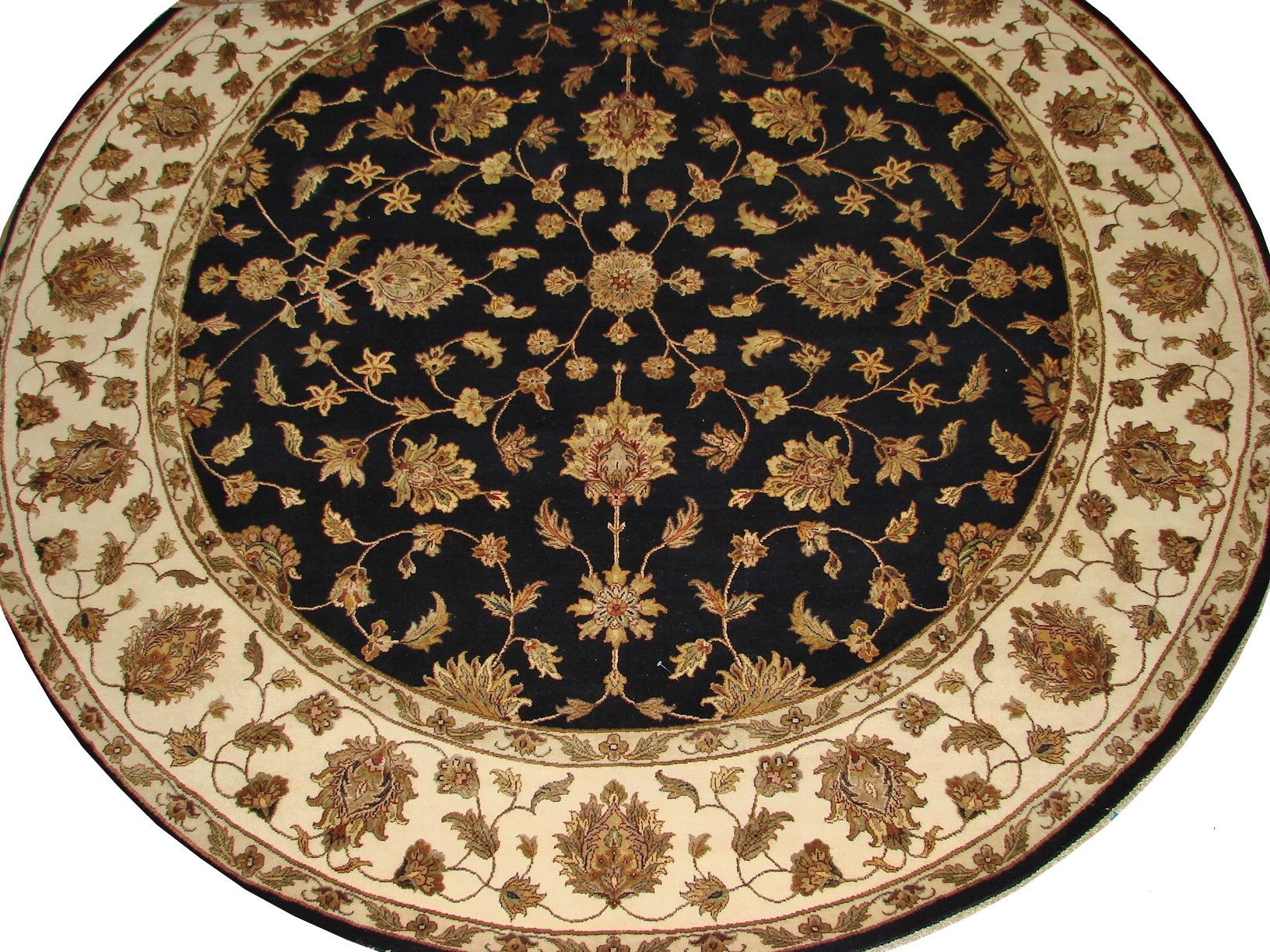 9 ft. & Over Round & Square Silk Flower Hand Knotted Wool Area Rug - MR16016