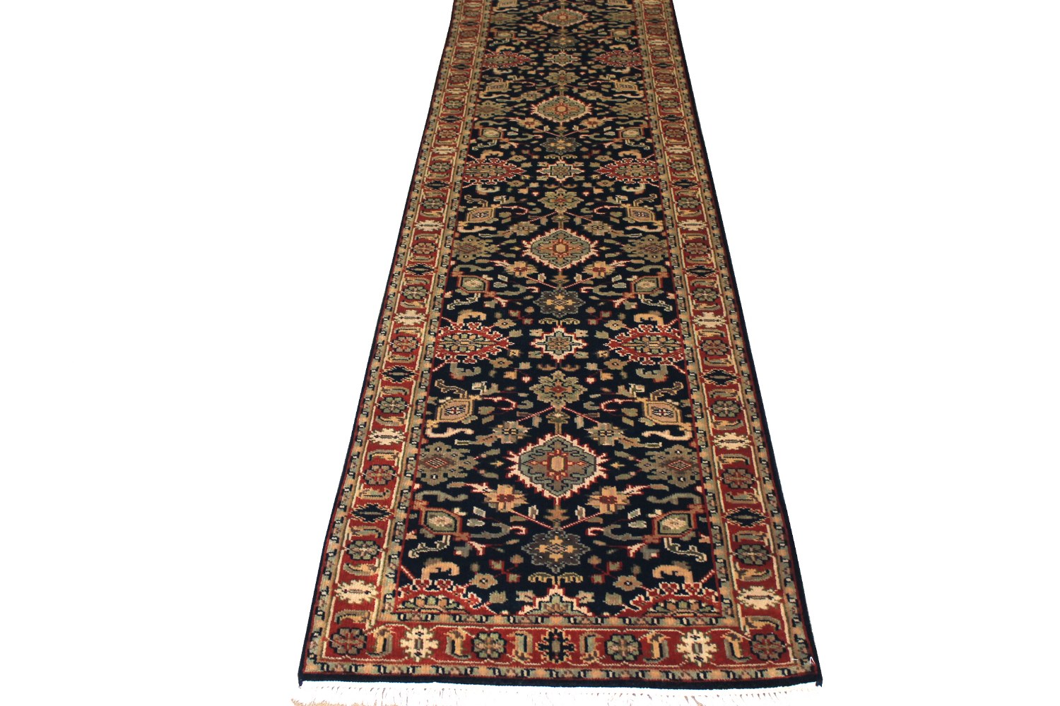 10 ft. Runner Traditional Hand Knotted Wool Area Rug - MR1621