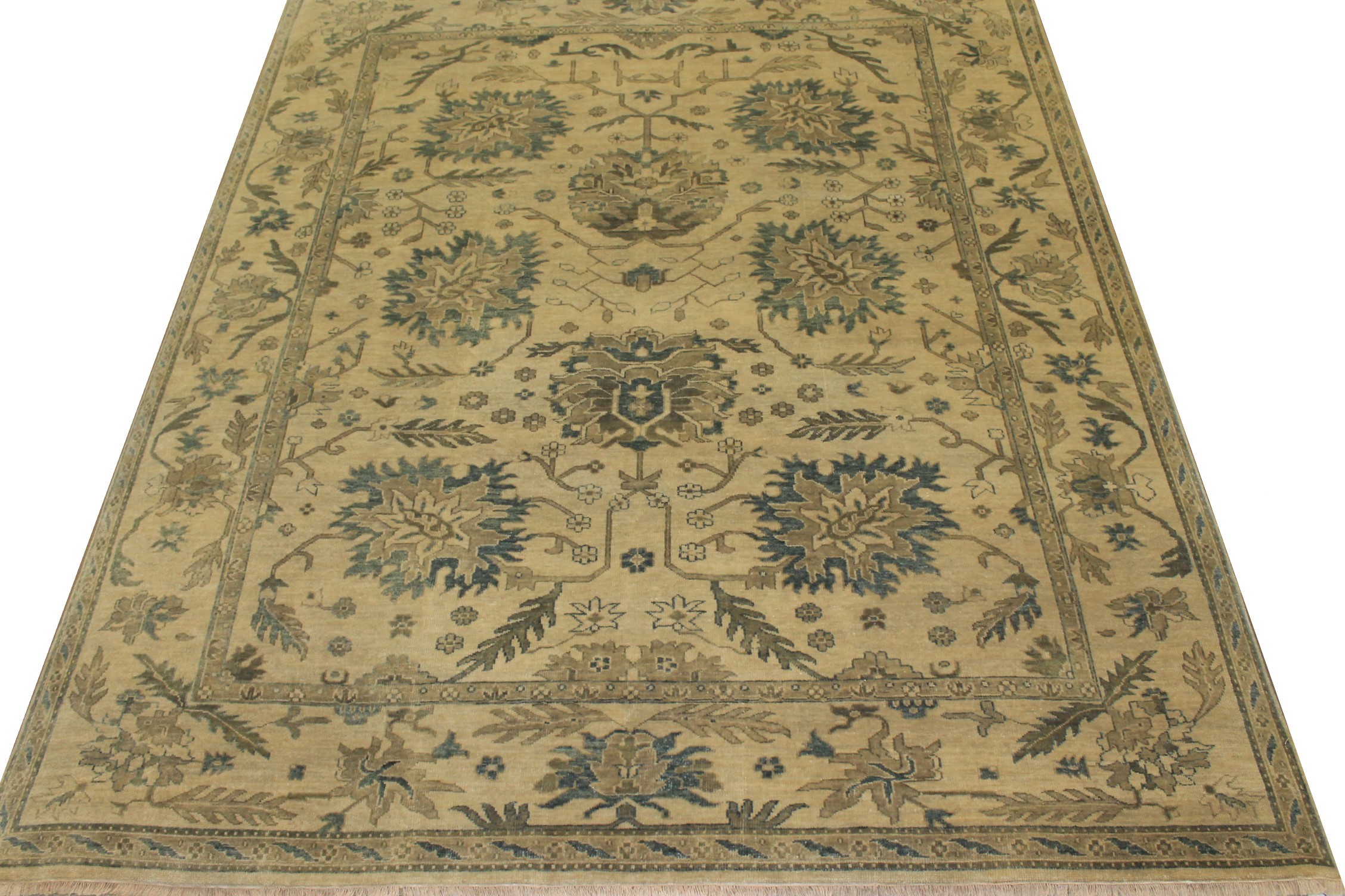 8x10 Oushak Hand Knotted Wool Area Rug - MR16224