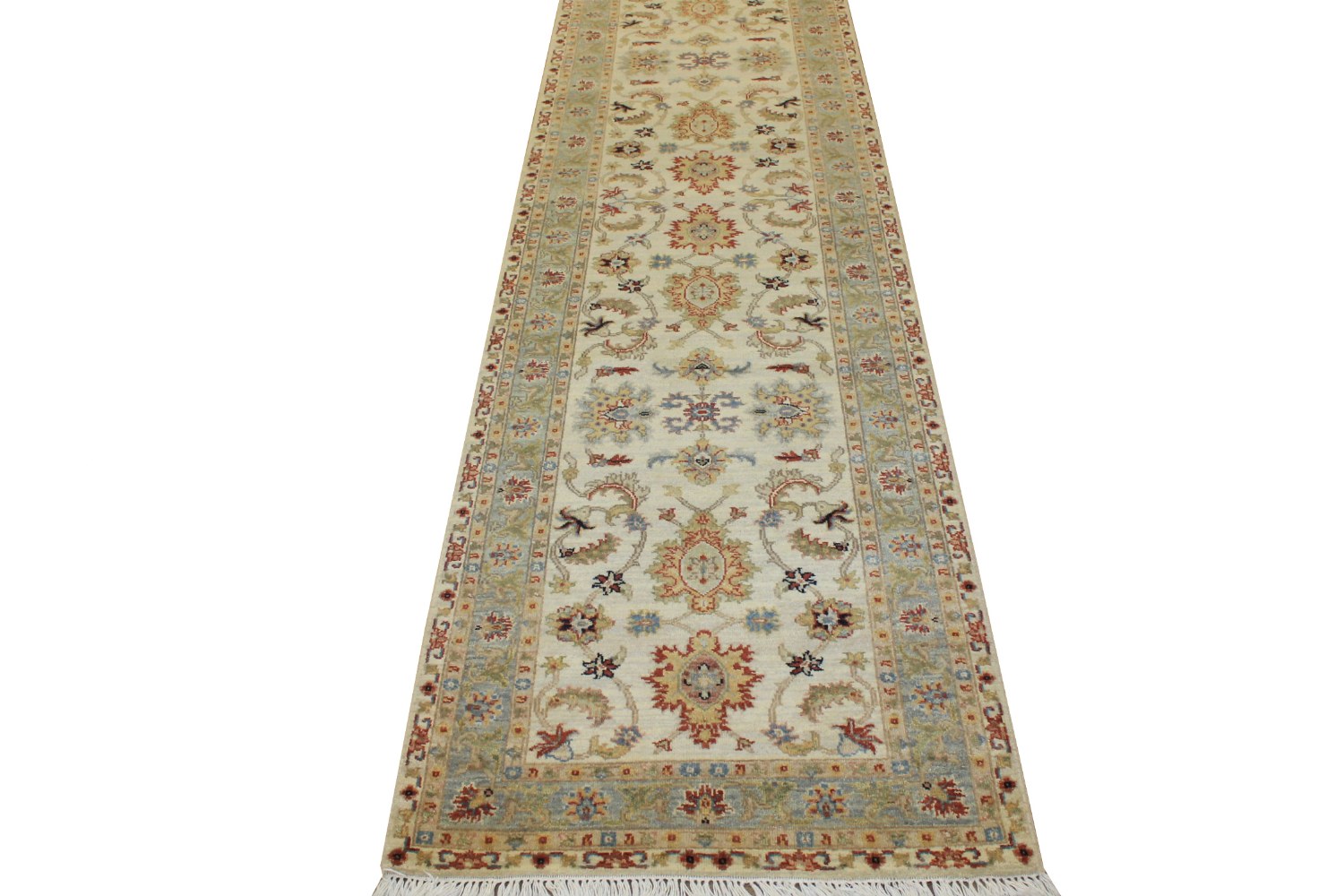 10 ft. Runner Traditional Hand Knotted Wool Area Rug - MR16253
