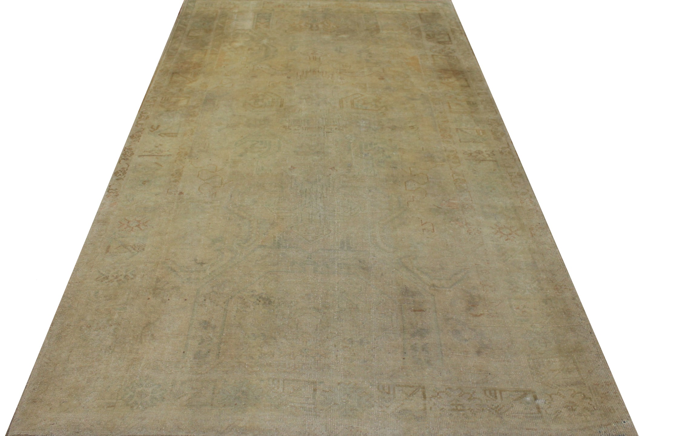 6x9 Oushak Hand Knotted Wool Area Rug - MR16781