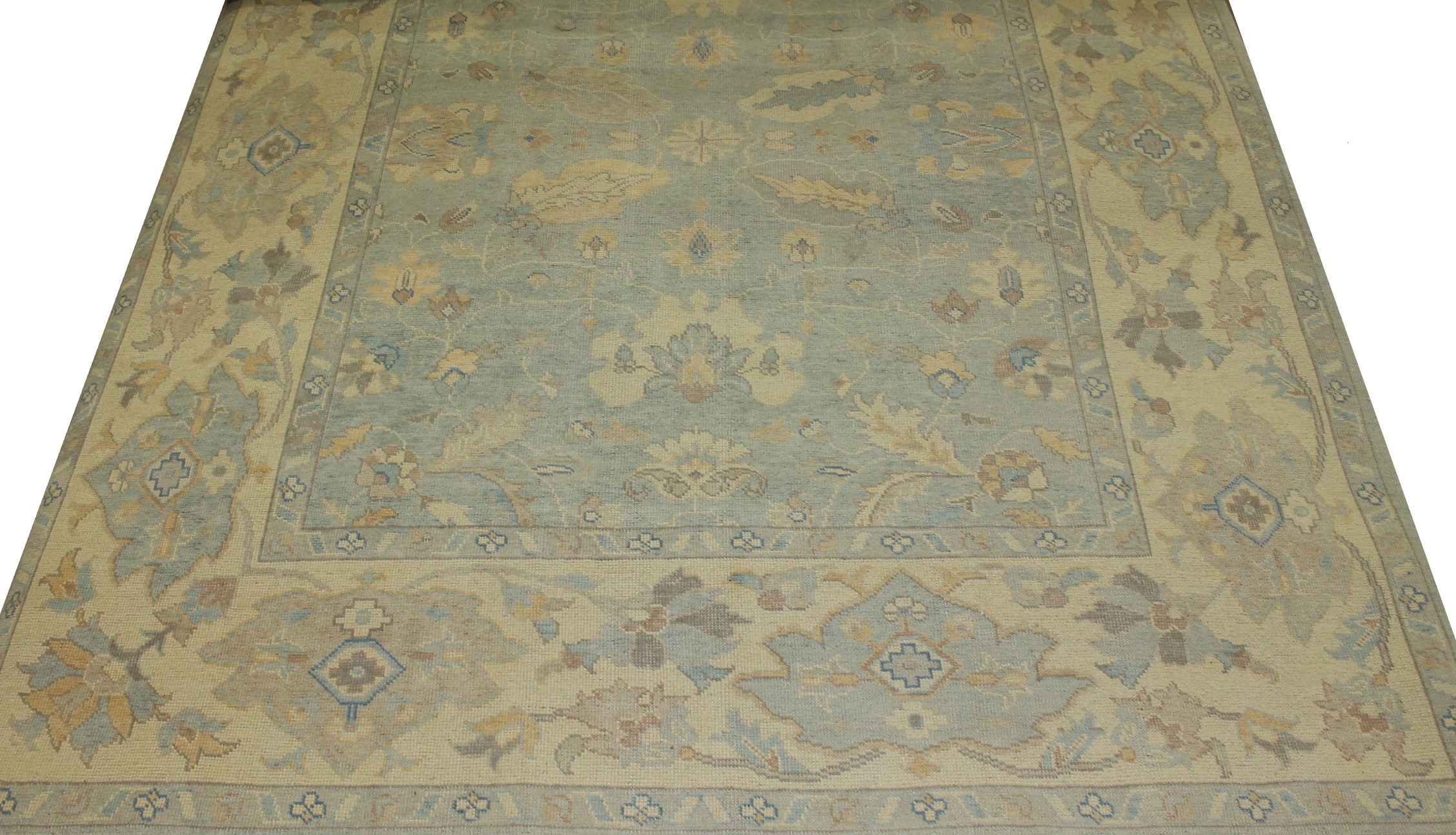8x10 Oushak Hand Knotted Wool Area Rug - MR16827