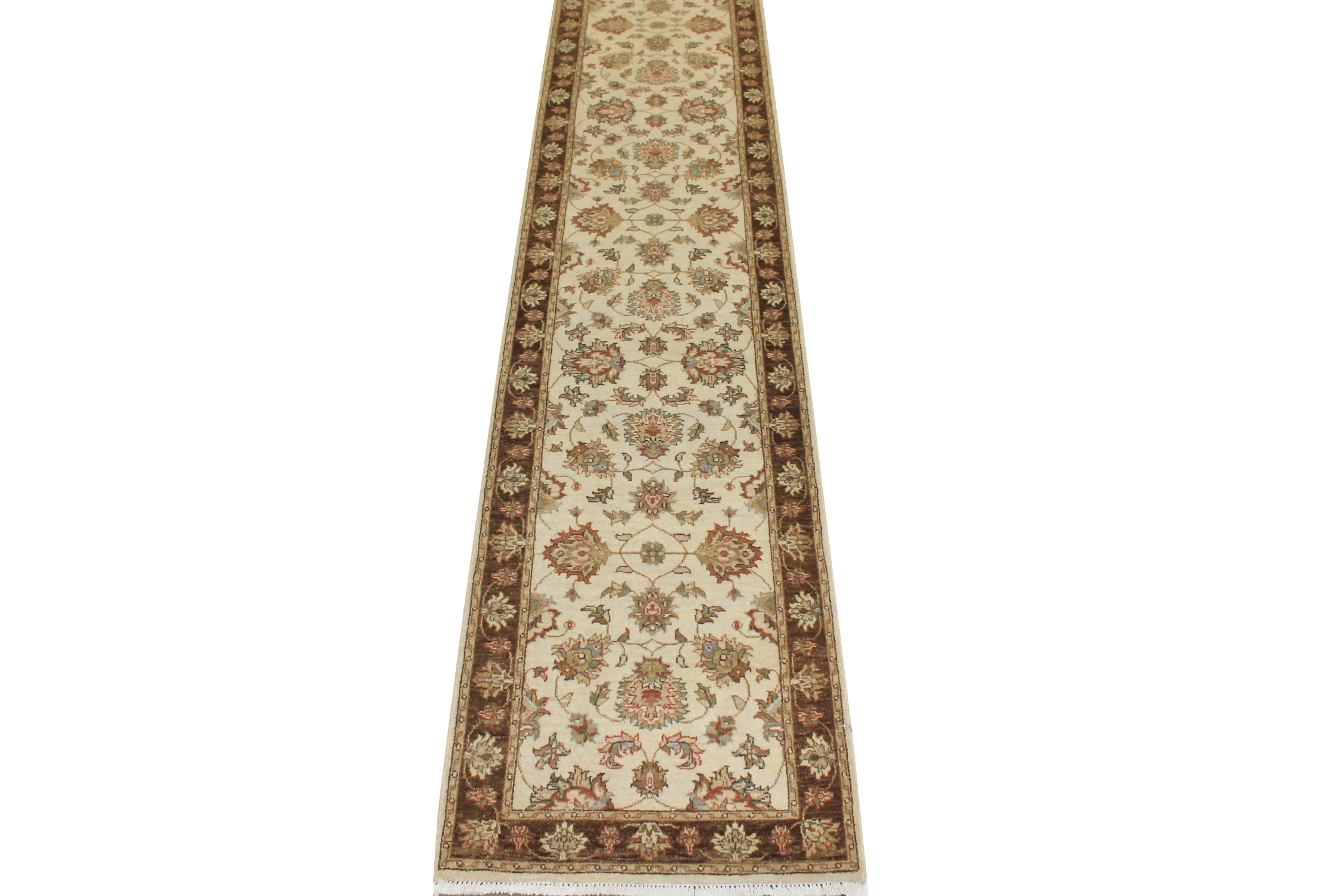 12 ft. Runner Traditional Hand Knotted Wool Area Rug - MR17145