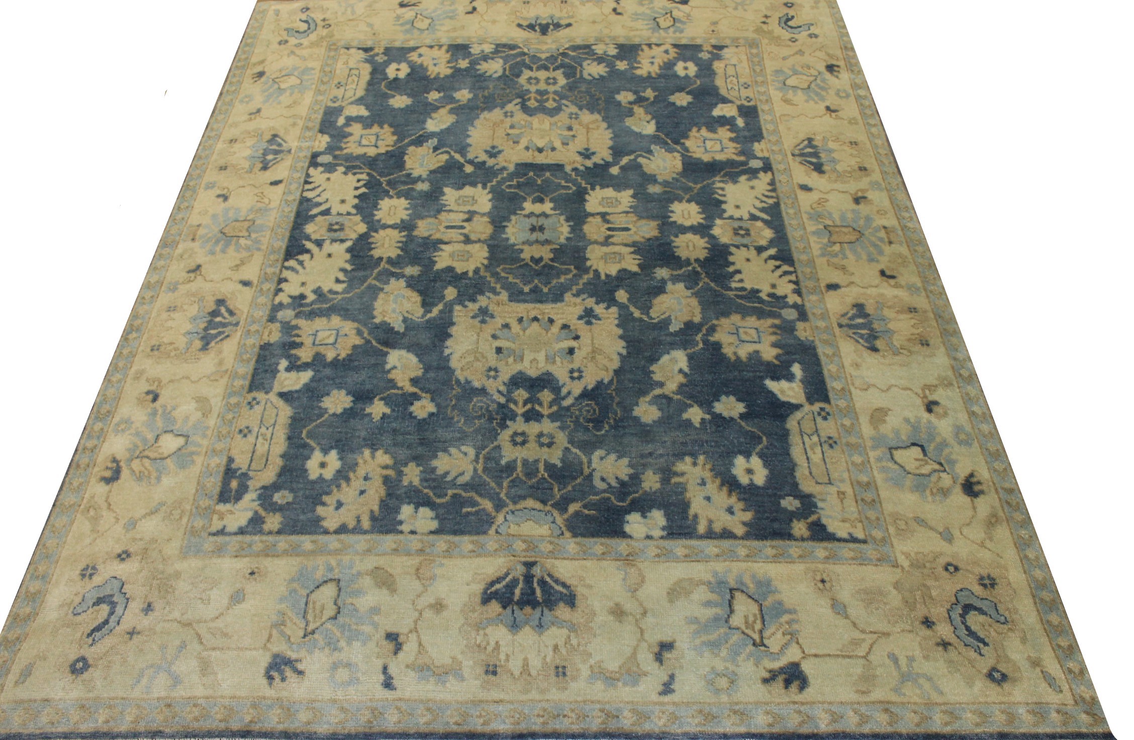 8x10 Oushak Hand Knotted Wool Area Rug - MR17225