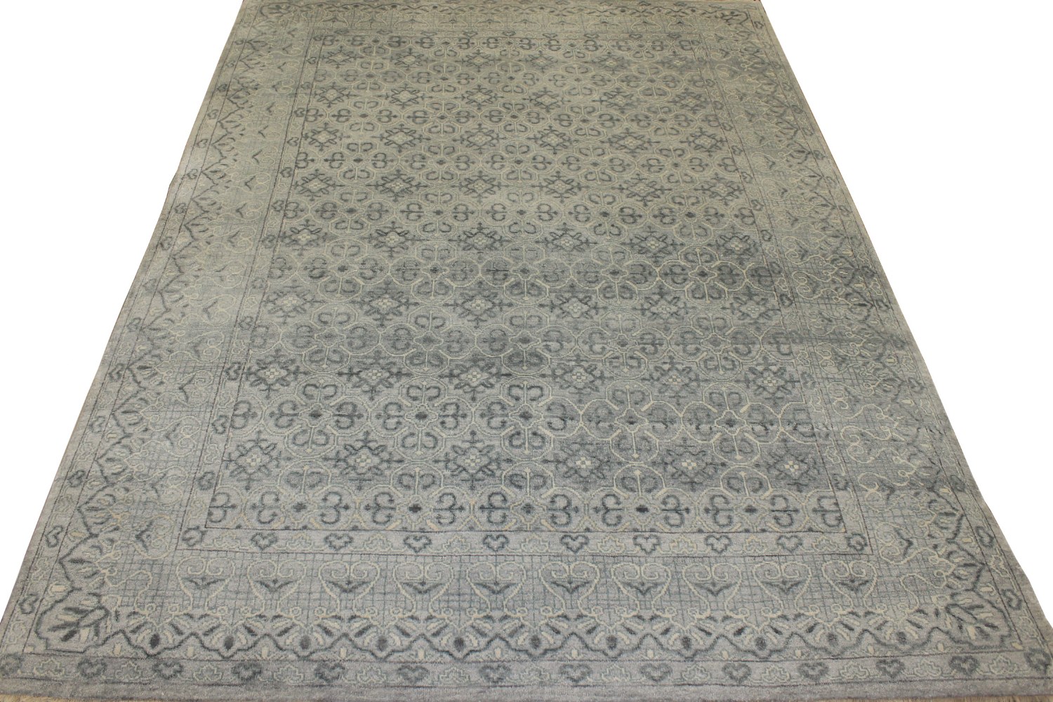 9x12 Contemporary Hand Knotted Wool Area Rug - MR17233