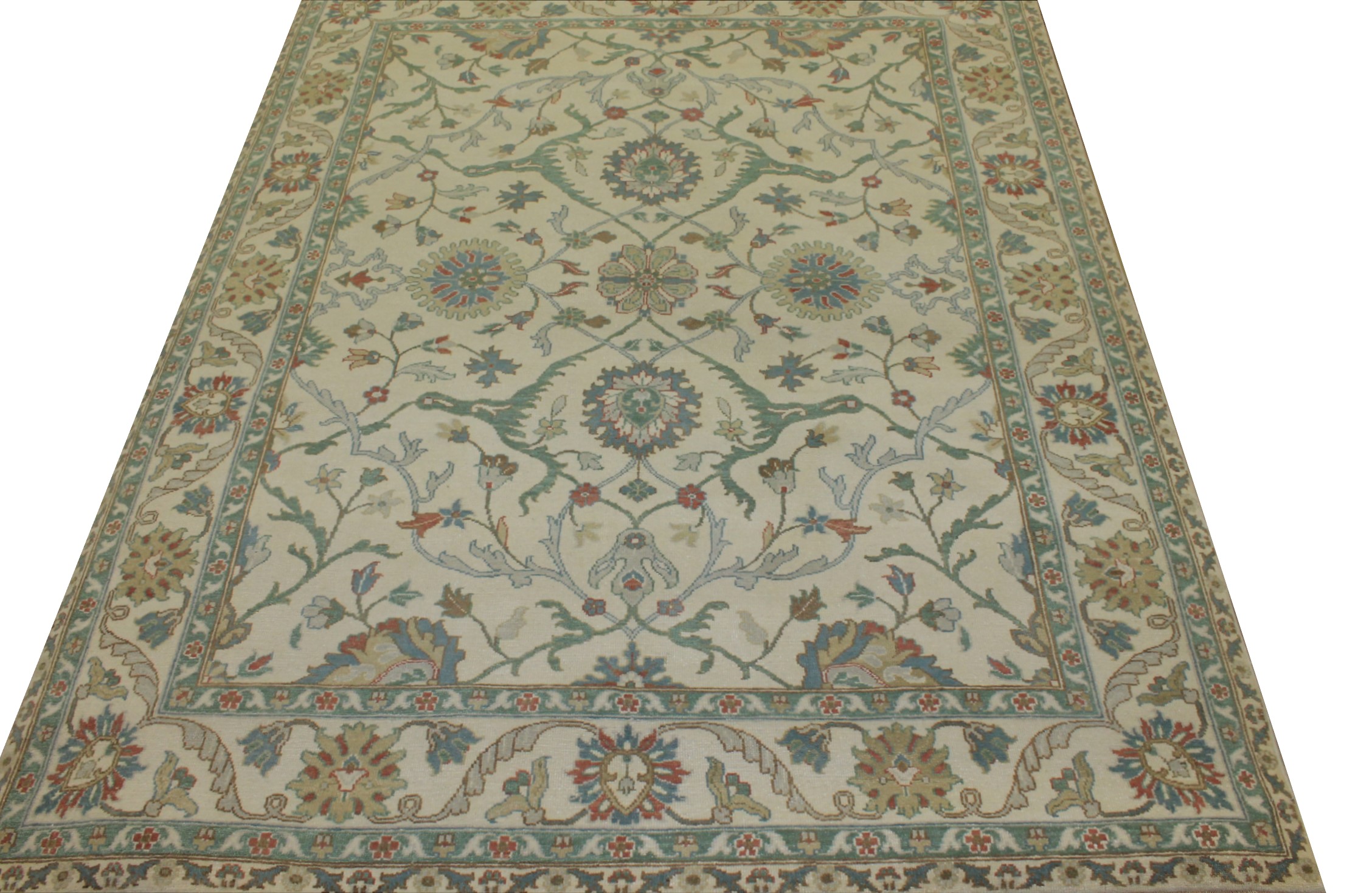 8x10 Oushak Hand Knotted Wool Area Rug - MR17238